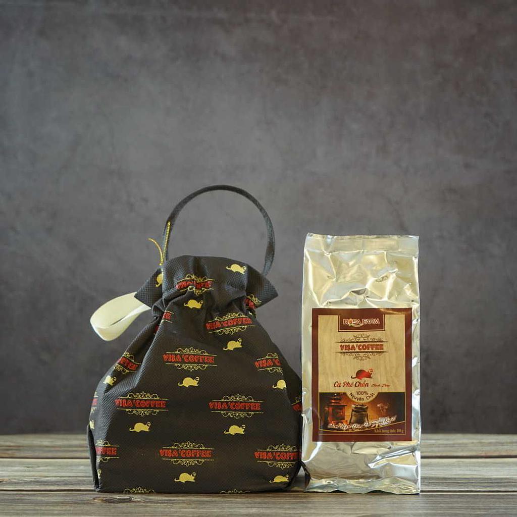 Cà phê Chồn túi vải 400gr