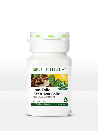 TP BVSK Sắt và Axít Folic Nutrilite (120 viên/lọ)
