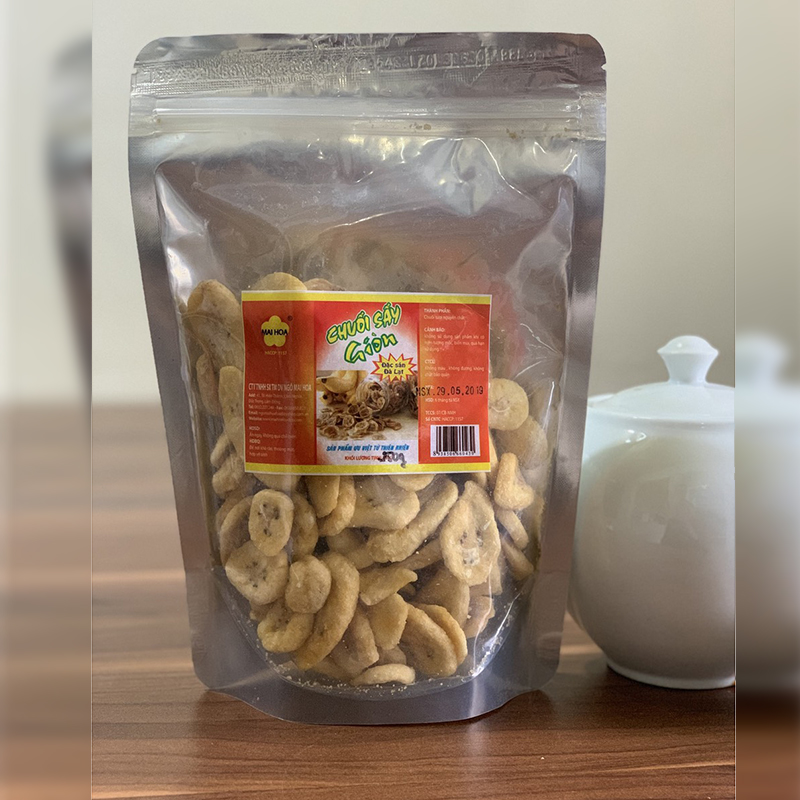 Chuối sấy giòn 500g