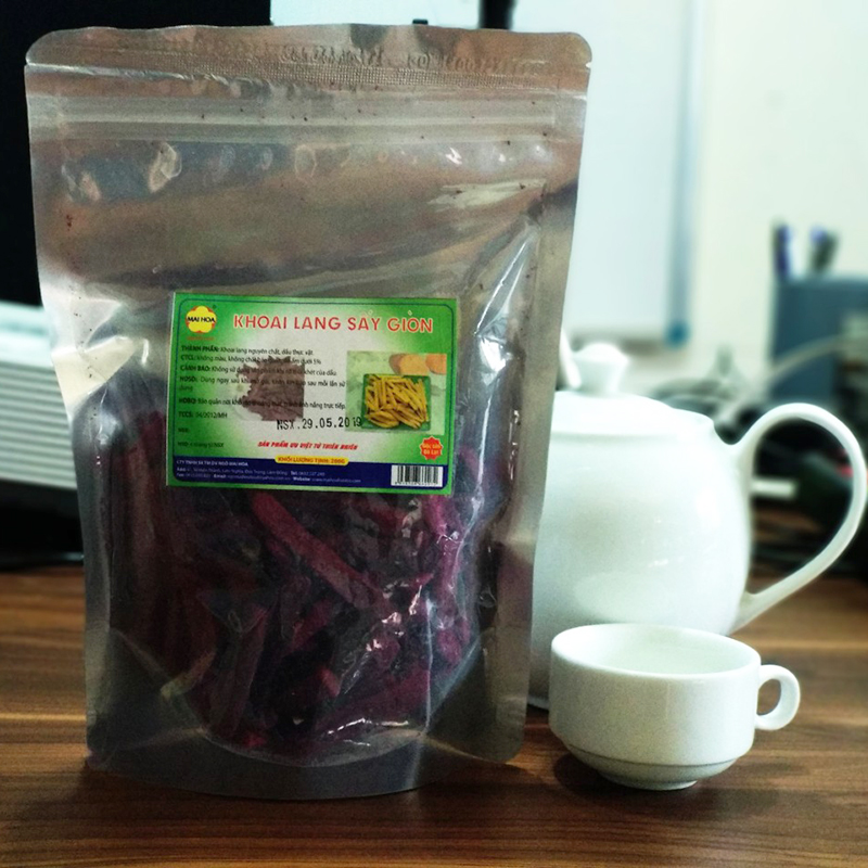 Khoai Lang tím sấy giòn 200gr