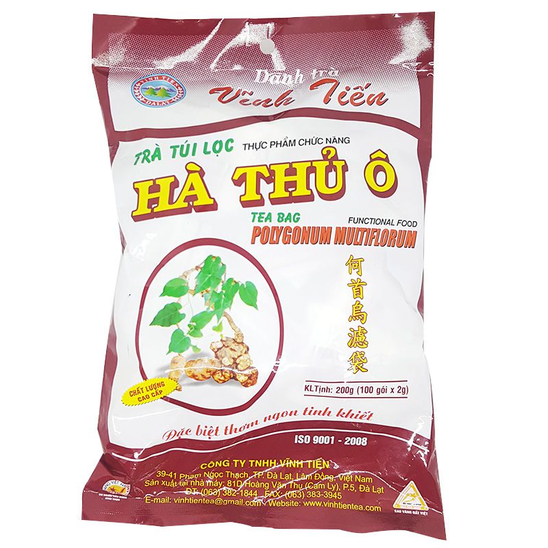 Trà Hà Thủ Ô bịch 100 gói